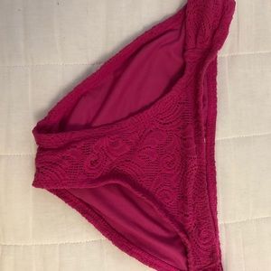 Pink bathing suit bottoms